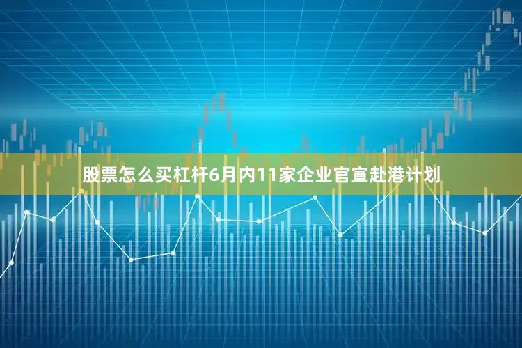 股票怎么买杠杆6月内11家企业官宣赴港计划